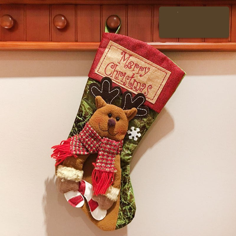 Reindeer Christmas stocking