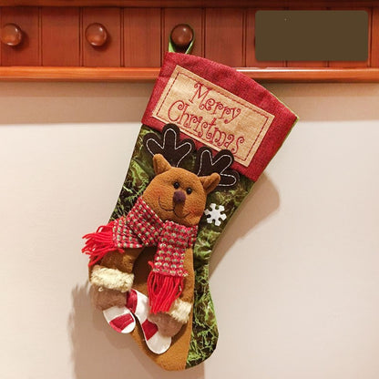 Reindeer Christmas stocking