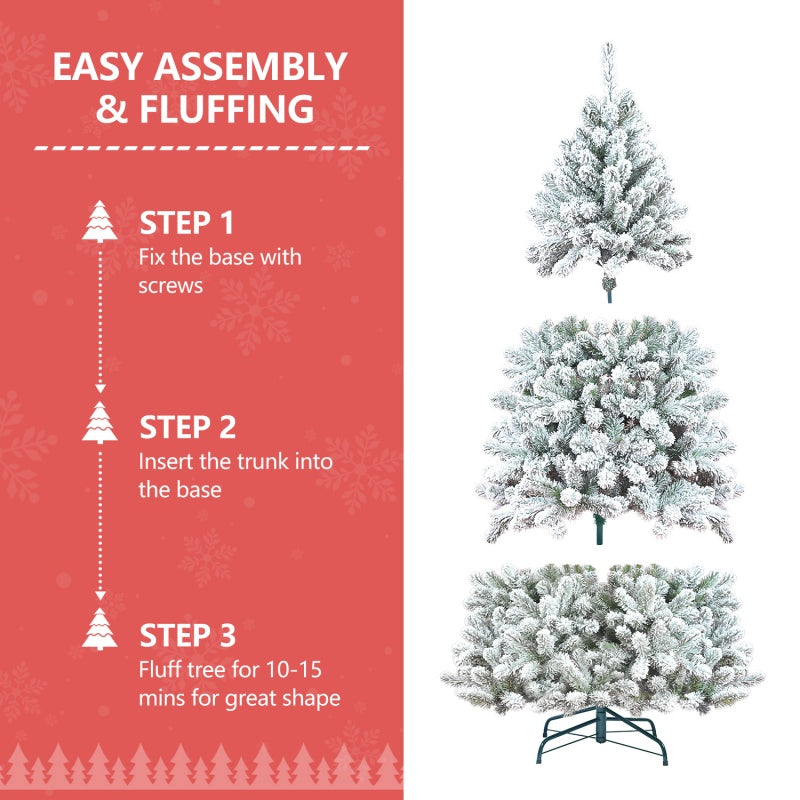 Step-by-step tree assembly illustration