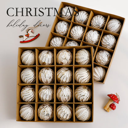 Gold-tone bauble sets in two sizes