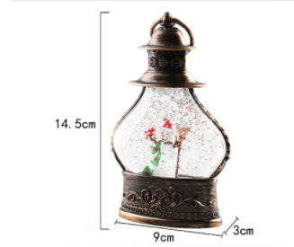 Christmas lantern size illustration